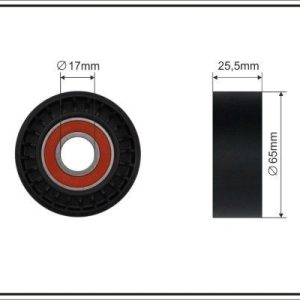 ALTERNATÖR GERGİ RULMANI LINEA-PUNTO-AGILA-ASTRA H-J-COMBO-CORSA C-D-MERIVA 1.3CDTI-1.3JTD 4708770-51821653-6340554-636166