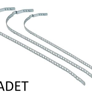 AKS KÖRÜK KELEPÇESİ UNİVERSAL 9mm KISA PKT 24 LÜK PASLANMAZ GALVENİZLİ SAÇ