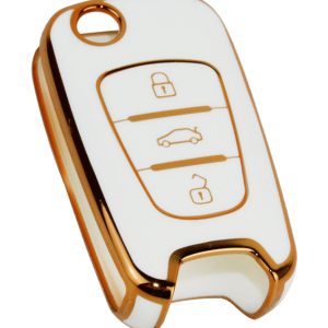 KONTAK ANAHTAR KUMANDA KORUYUCU KILIF TPU BEYAZ HYUNDAI ACCENT ERA-I20-I30-ELENTRA-TUCSON KIA R HMA005-B