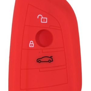 KONTAK ANAHTAR KUMANDA KORUYUCU KILIF SİLİKON KIRMIZI BMW F15-G20-G30-F48-F39-X5-X6 HMA016-K