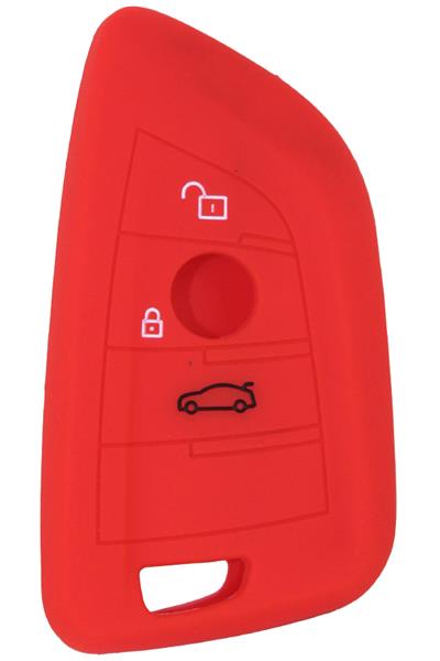 KONTAK ANAHTAR KUMANDA KORUYUCU KILIF SİLİKON KIRMIZI BMW F15-G20-G30-F48-F39-X5-X6 HMA016-K