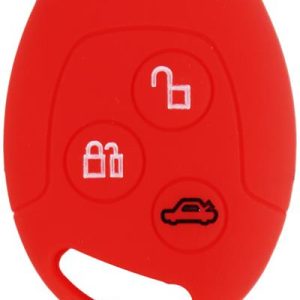 KONTAK ANAHTAR KUMANDA KORUYUCU KILIF SİLİKON KIRMIZI FORD FOCUS 1-FIESTA-MONDEO-CONNECT HMA042-K