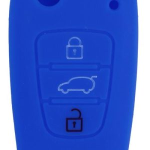 KONTAK ANAHTAR KUMANDA KORUYUCU KILIF SİLİKON MAVİ HYUNDAI ACCENT ERA-I20-I30-ELENTRA-TUCSON KIA RIO-CEED-PICANTO-SPORTAGE