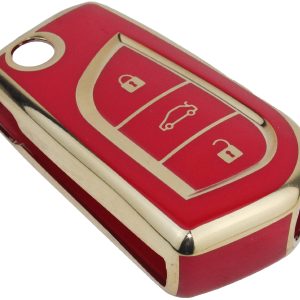 KONTAK ANAHTAR KUMANDA KORUYUCU KILIF TPU SİLİKON KIRMIZI TOYOTA COROLLA-C-HR