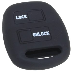 KONTAK ANAHTAR KUMANDA KORUYUCU KILIF SİLİKON 2 TUŞ SİYAH TOYOTA COROLLA-YARIS