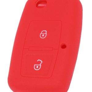KONTAK ANAHTAR KUMANDA KORUYUCU KILIF SİLİKON KIRMIZI VOLKSWAGEN BORA- TRANSPORTER T4- GOLF 4 HMA205-K