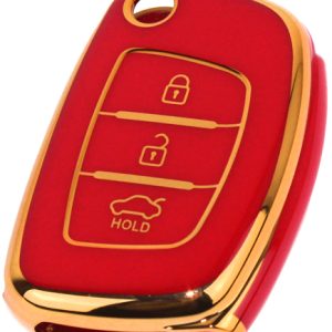 KONTAK ANAHTAR KUMANDA KORUYUCU KILIF TPU 3 TUŞ KIRMIZI HYUNDAI I20-I30 HMA222-K