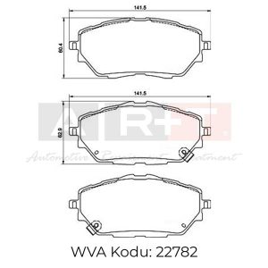 FREN BALATASI ÖN C-HR 04465F4010-04465F4020-T04465F4010
