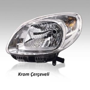 FAR SOL ELK. MOTORLU RENAULT KANGOO 12 KROM ÇERCEVELİ 260602665R
