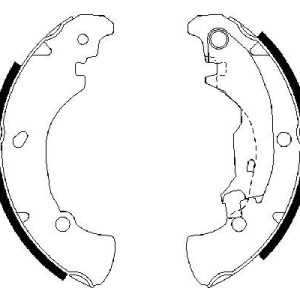 F026004560 ARKA PABUÇ BALATA BRAVO BRAVA 1.2 1.6 1.8 1.9JTD 95-01 MAREA 1.4 1.6 1.8 1.9JTD 77362285-9947690