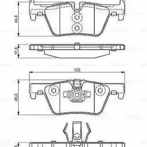 FREN BALATASI ARKA BMW F20 F30 F22 F32 F33 F34 F36 YENİ KOD 34216873093-34216850569-34218855013