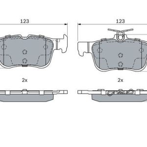 ARKA FREN BALATASI GALAXY III 1.5. 2.0. 2.0 TDCI. 2.0 2015 MONDEO V 14 FOCUS IV 18