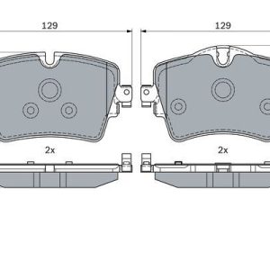 FREN BALATASI ON BMW F40 F45 F46 F48 F39 G30 G20 G01 G02 Z4 G29 MINI F60 F54 34106898307-34106882418-34116890553