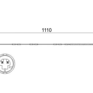 BALATA FISI ARKA BMW E87 E90 E92