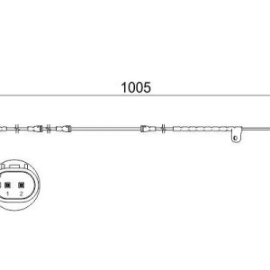 DİSK BALATA İKAZ KABLOSU