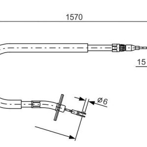 FREN HALATI ARKA SOL MERCEDES SPRINTER B904 96 06 1565mm/1390mm