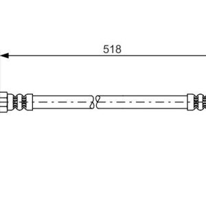 FREN HORTUMU ARKA MERCEDES VITO W638 96 03