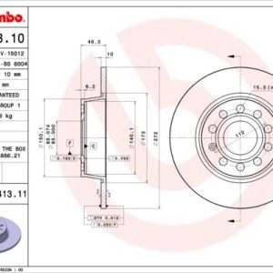 ARKA FREN AYNASI JETTA III-GOLF VI-CADDY 10 SCIROCCO 08 A1 01 A3 04 ALTEA 06 OCTAVIA 04 272x9.7x9DL 986479677-986479C20-DF7911 1K0615601AA
