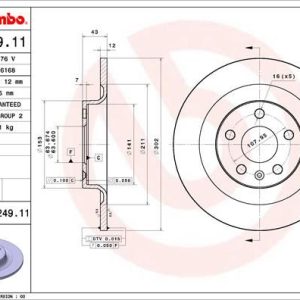 ARKA FREN AYNASI VOLVO S60 III-19 V60 18 V90 16 XC60 17 S90 16 302x5DL 16 İNÇ 31423721