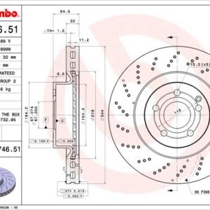 FREN DISKI ON MERCEDES W212 S212 C207 A207 C204 A0004211512