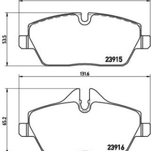 FREN BALATASI ON BMW E87-90 1.16-3.16 2391503 34112288855