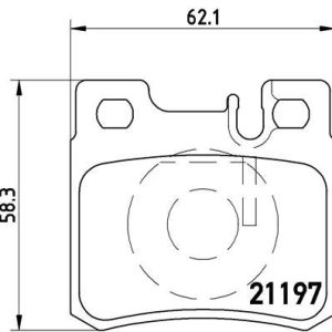 FREN BALATASI ARKA MERCEDES W201 W202 W210 W124 R170 A0054201720