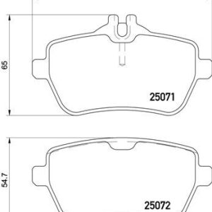 FREN BALATASI ARKA MERCEDES C117 W222 V222 X222 C217 R231 A0084200820
