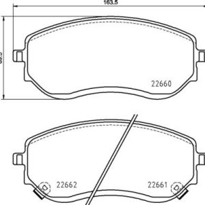 FREN BALATASI ON MERCEDES X-CLASS W470 . NISSAN NAVARA 15 D23. D23T 2.3 dCi A4704205300-D10605JU0A