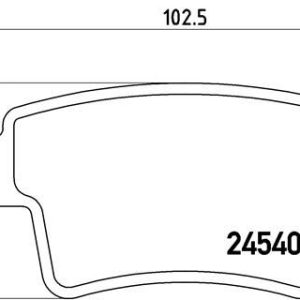 ARKA BALATA C4 PICASSO GRAND PICASSO 1.6 HDI 110HP FAB-1.8 16V-2.0 16V-2.0 HDI 06 4254.16-4253.71-4254.32-1611141080