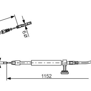 FREN HALATI ARKA MERCEDES W204 S204 C204 C207 A2044201085
