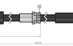 FREN HORTUMU ön RAPID Spaceback NH1 NH3 12-.. 6R0611701A-6R0611701B-6R0611701F