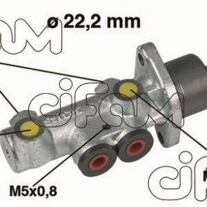 FREN ANA MERKEZİ FIAT DOBLO 01 1.2 1.3 1.6 1.9D ABS SİZ 22mm 7082215