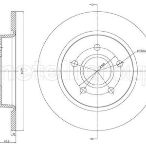 ARKA FREN DISK AYNASI FOCUS III 11 17 271x11x63.5x41x5DL