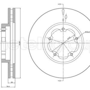 ON FREN DISK AYNASI TRANSIT V347 06 14 O.CEKER OLCU 280 28