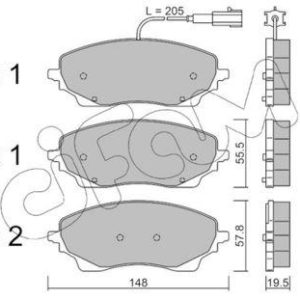 ARKA FREN BALATASI FIAT DUCATO-JUMPER-BOXER-MOVANO 21 2.2D MTJ