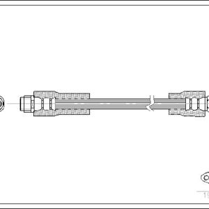 FREN HORTUMU ON MERCEDES W168 W210 A1684280335
