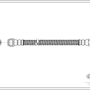 FREN HORTUMU ARKA MERCEDES W211 S211 C219 W220 R230 A2114200648