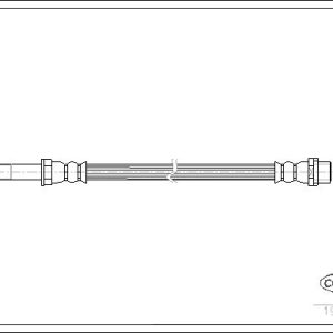 FREN HORTUMU ARKA MERCEDES SPRINTER B906 . VW CRAFTER 30-35-50 A9064280435-2E0611707C