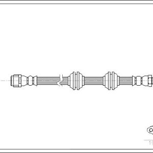 FREN HORTUMU ARKA MERCEDES W164 X164 A1644200548