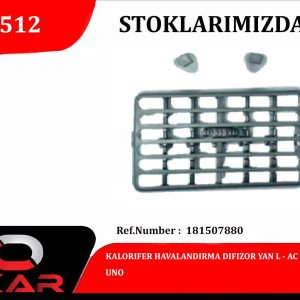 KALORIFER HAVALANDIRMA DIFIZOR YAN L UNO