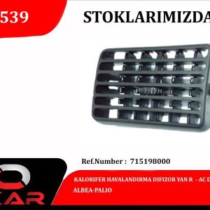 KALORIFER HAVALANDIRMA DIFIZOR YAN R ALBEA-PALIO