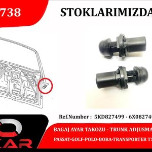 BAGAJ AYAR TAKOZ PASSAT-GOLF-POLO-BORA-TRANSPORTER T5-T6