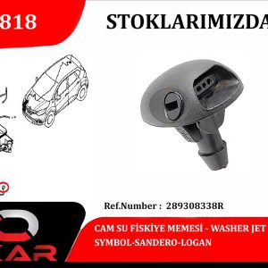 CAM SU FISKIYE MEMESI SYMBOL-SANDERO-LOGAN