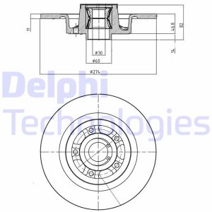 ARKA FREN AYNASI RENAULT LAGUNA II 01 07 SCENIC II 05 08 274x11x5D