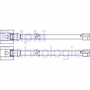 FREN İKAZ KABLOSU ÖN PORSCHE CAYENNE; VW TOUAREG 05/10