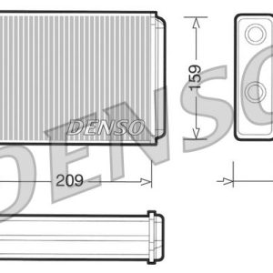 KALORİFER RADYATÖRÜ DOBLO 01 PUNTO 01 IDEA 04 AC KLİMASIZ 209x159x42