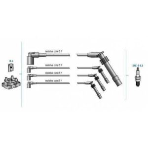 BUJİ KABLO TK CLIO 1.4ei 8V 99 -LOGAN 1.6 16V 05 K7J 7700273826