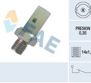 YAĞ MÜŞÜRÜ MEGANE-CLIO-KANGOO-R19-21-9 YM S40-V40 0.35 BAR M14X1.5 FİLDİŞİ BEYAZ