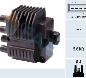 ATEŞLEME BOBİNİ ASTRA F-CORSA B 1.4İ 16V-1.6İ 16V-TIGRA 1.4 16V-1.6 16V-VECTRA B 1.6İ 16V