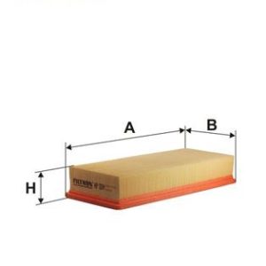 HAVA FİLTRESİ AUDI 80 89/8C. B3 B4 1.6 D 54HP 09/86-08/91
